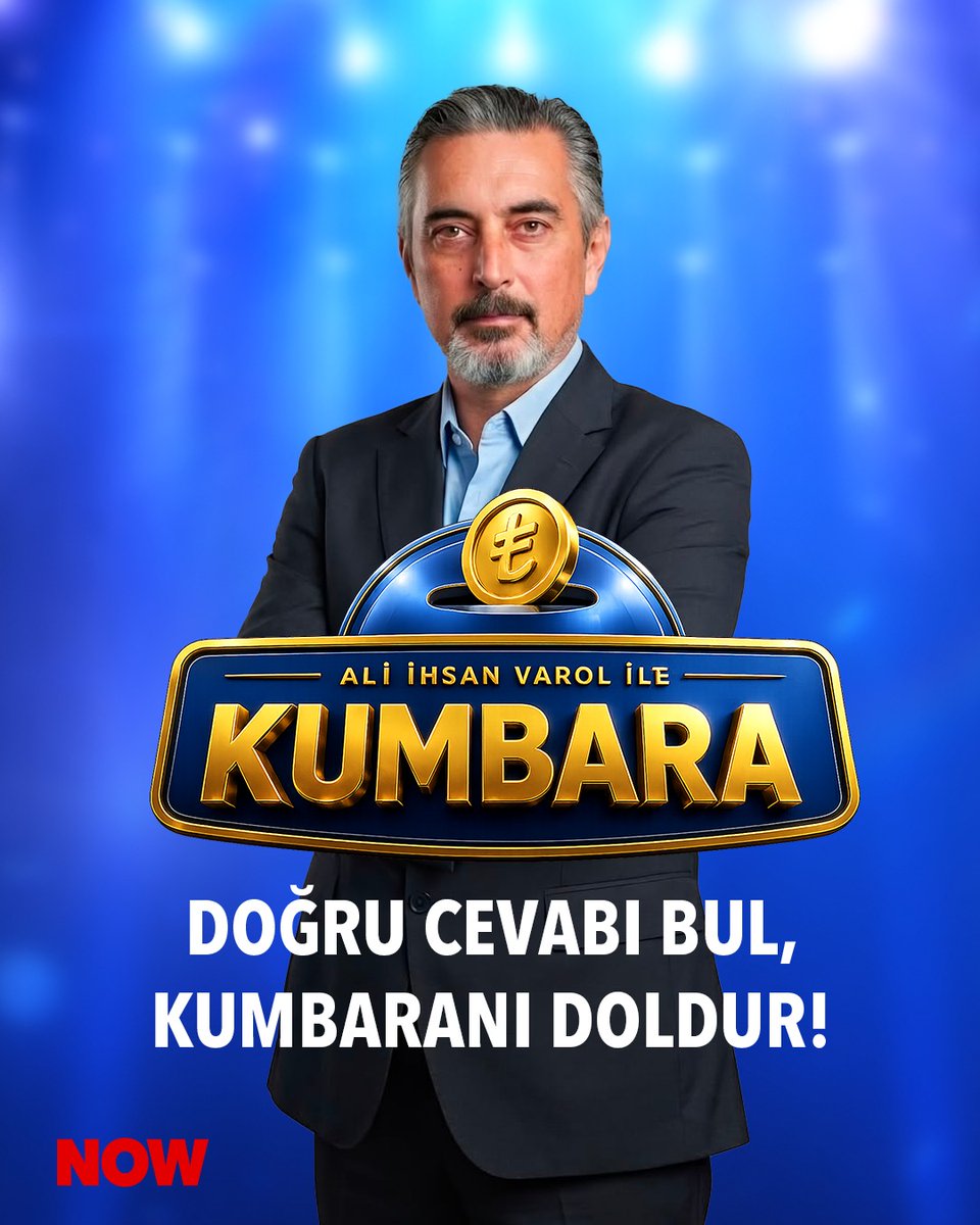 nowtvturkiye's tweet photo. Yeni yarışma, yeni heyecan! 🤩

Ali İhsan Varol ile Kumbara için başvurular başladı. Bilgine, hızına ve doğru kararlarına güveniyorsan sen de yerini al! @aihsanvarol @Fabrikayapim  

Başvurular için: https://t.co/8vCBHbfxgL https://t.co/rUvJZ45uDv