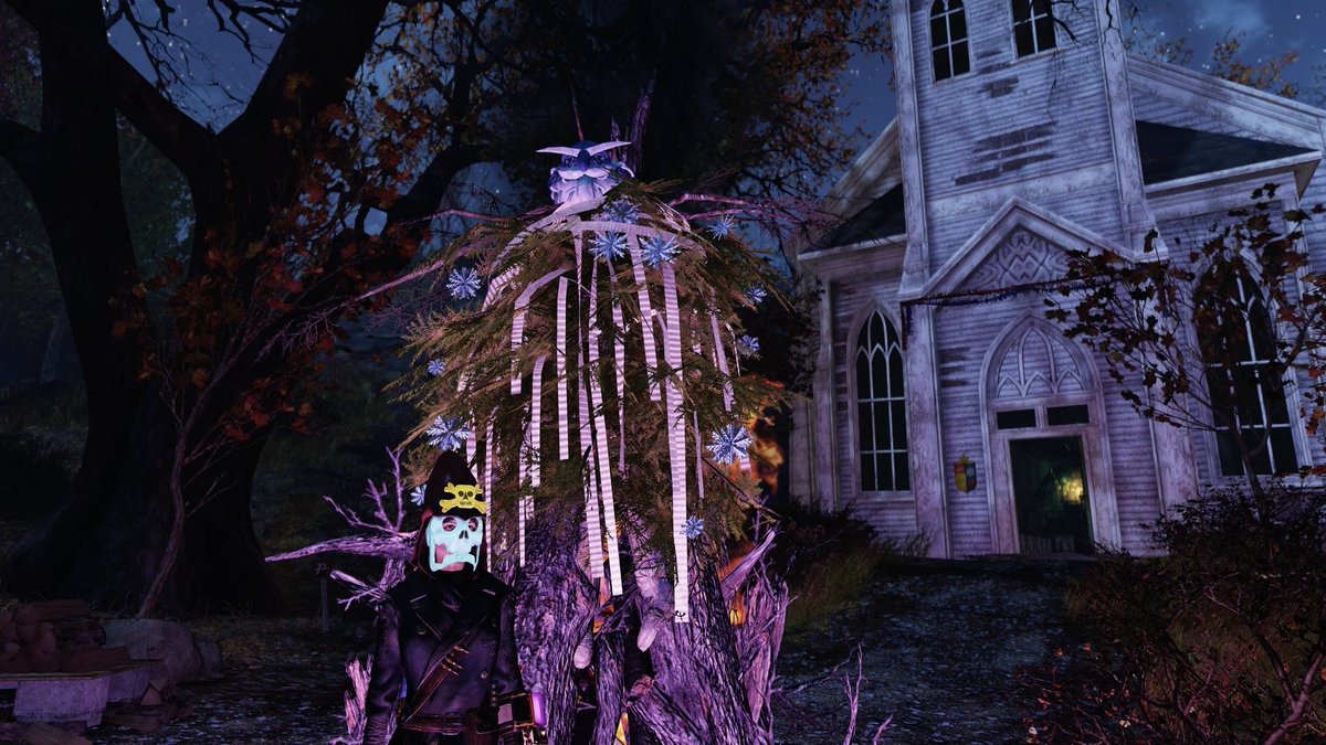 kaoriddle's tweet photo. 今さら光るスカルマスクも初めてかな☠️
#Fallout76 https://t.co/DHvUsZSb9v