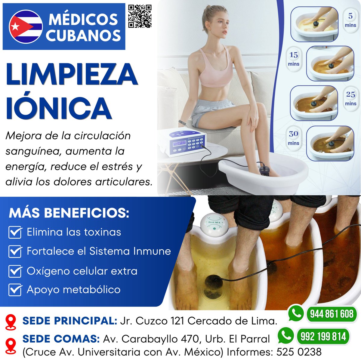 MedicosCubanos's tweet photo. ✨💙 Renueva tu energía y dale un respiro a tu cuerpo con nuestra 𝐋𝐈𝐌𝐏𝐈𝐄𝐙𝐀 𝐈𝐎́𝐍𝐈𝐂𝐀 https://t.co/C8wLXIZVWE