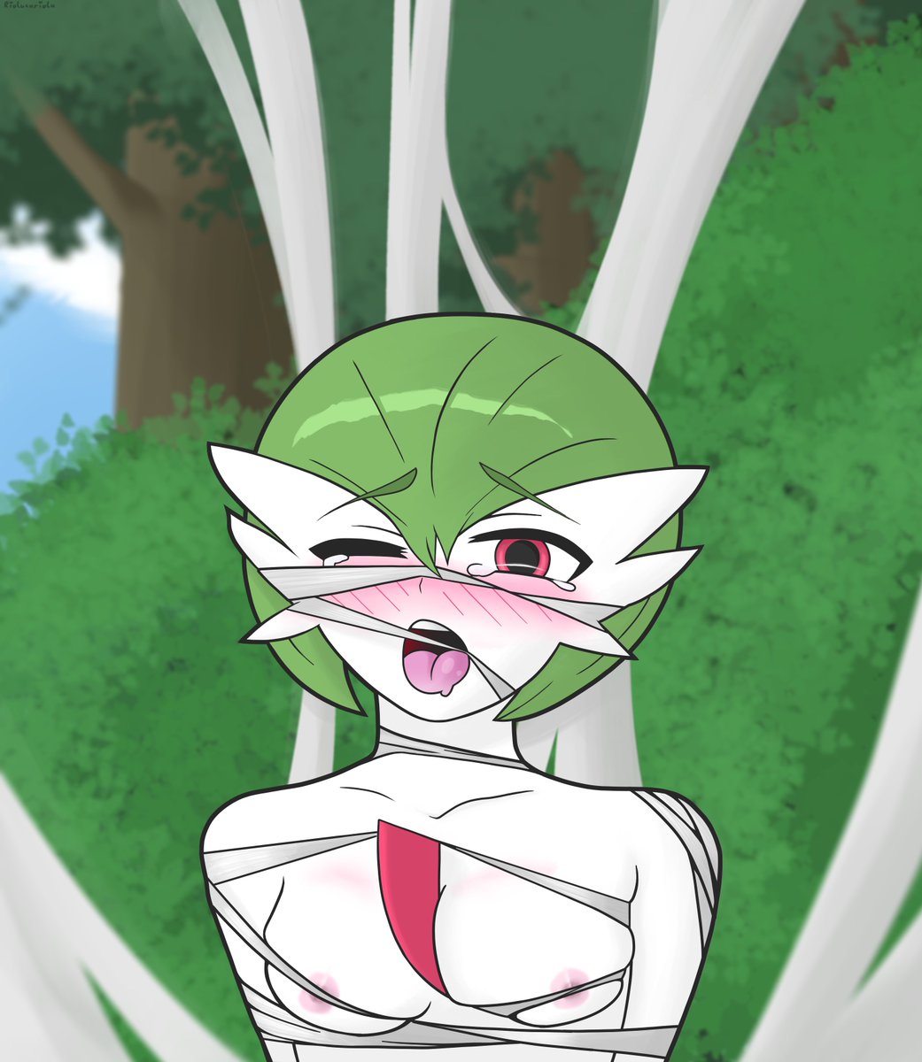 RioEUW's tweet photo. I was linked to @lovespider12's account here on X and it motivated me to draw this spiderweb bondage Gardevoir. I sketched this a while ago but finally had the motivation of finishing something. https://t.co/SFqebcgWwk