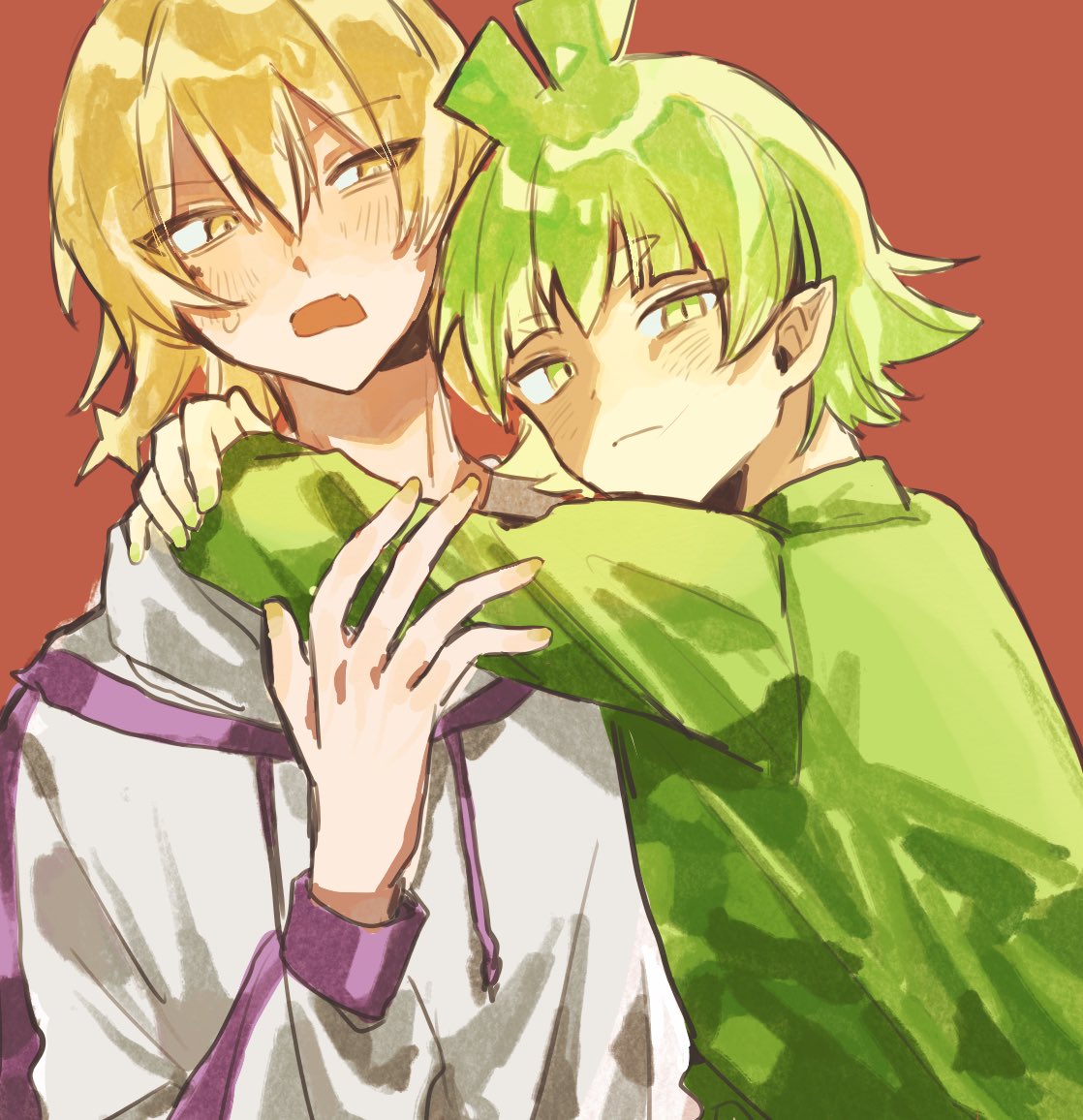 komemugi_ko's tweet photo. 牽制 https://t.co/0T7cw9h9jE