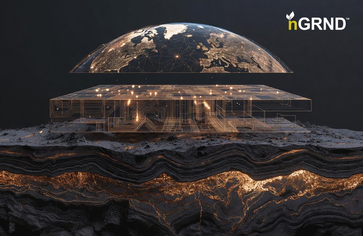 nGRND_io's tweet photo. Every financial system ultimately begins
somewhere in the physical world.

Land.

Energy.

Metals.

Food.

Digital infrastructure changes
how value moves.

Not where value begins.

@nGRND_io @nGRNDesg @DigItGoldGame https://t.co/qqTEjt8Wq5