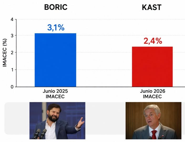 DebiaEduardo's tweet photo. Derecha miserable

Junio 2025, 
Boric: IMACEC +3,1% 
“estancamiento”
“economía débil”
“crecimiento mediocre”
Junio 2026

Kast: IMACEC +2,4%
“sorpresa”
“notable”
“milagro económico”

2026 es menor 0,7 puntos, pero Quiroz es un fenómeno. https://t.co/YRLOG8unQS