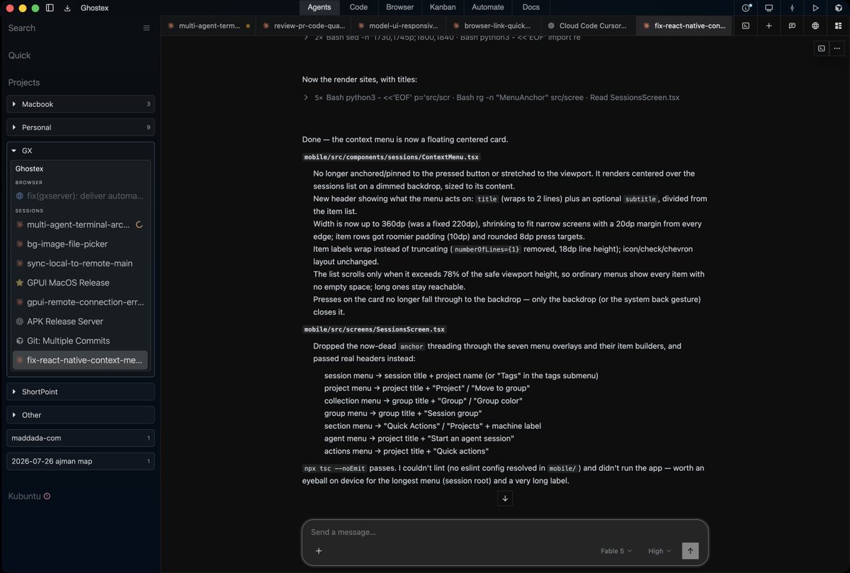 ghostex_dev tweet picture