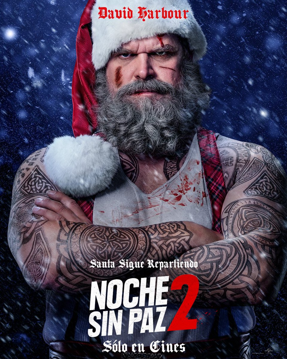 CINELOVERS_UY's tweet photo. Santa sigue repartiendo. #NocheSinPaz2, llega a los cines el 3 de diciembre. https://t.co/uHZZMhmhwe