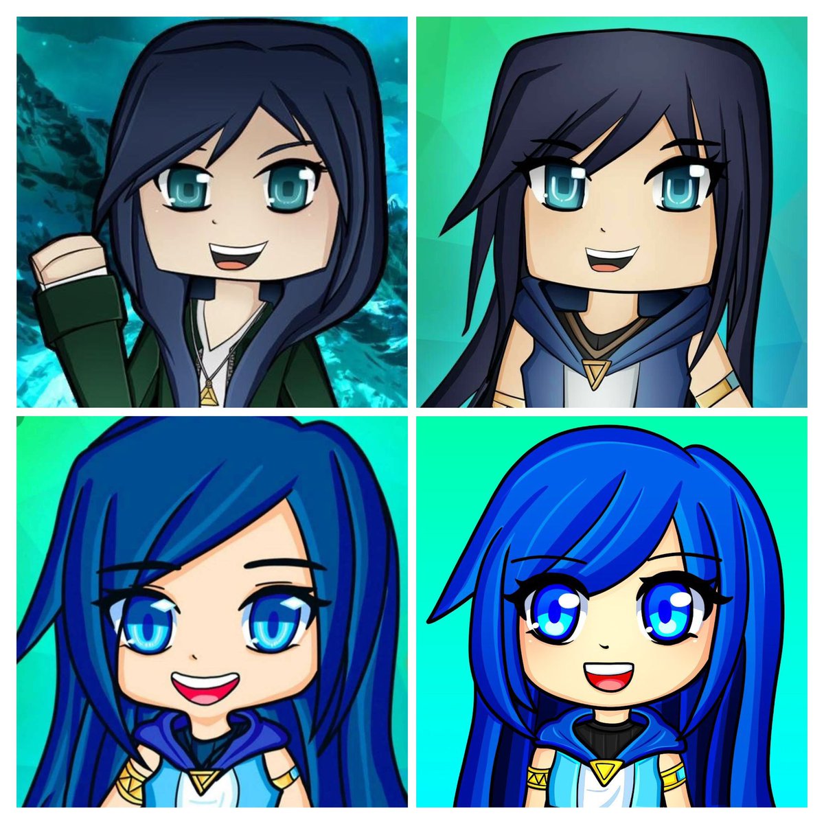 ItsFunnehCharts's tweet photo. The evolution of Funneh’s channel icon https://t.co/q0y6FKq1oY