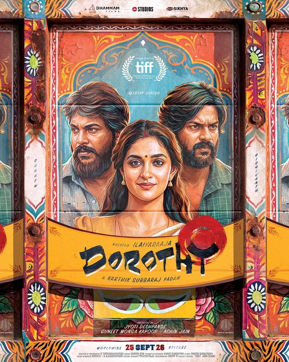 PuretruefactsB's tweet photo. In a @karthiksubbaraj Padam...
With maestro Ilayaraja sirs music...
What a delight to have played a part in this meaningful film...
Looking forward for the World to experience this.
Love,
Dorothy ♥️
#Dorothy
#டோரதி
#DorothyFirstLook
#DorothyFromSep25 https://t.co/uTUU44UExx
