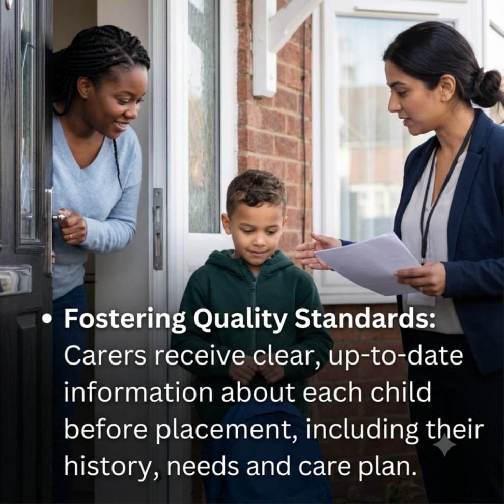 nupfc's tweet photo. Foster carers cannot provide the best care without the right information. Being transparent does not put carers off, it helps them prepare, understand and support children properly.

We welcome this in the draft Fostering Quality Standards.
🔗 https://t.co/T6OKgWkho0 https://t.co/KDquguIO2Z