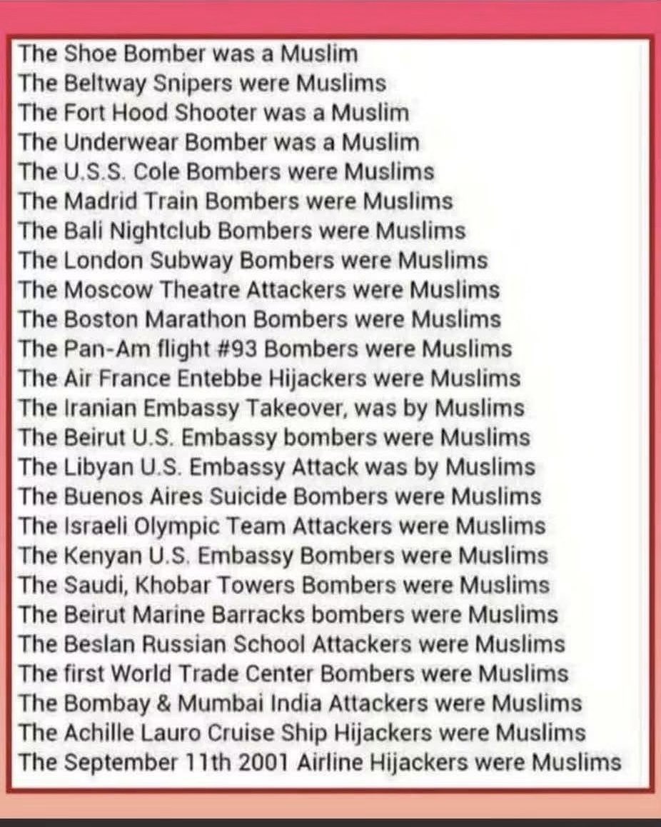 GOP_is_Gutless's tweet photo. Is this hate?
I hate that it happened.
I hate that it was the same group of people.

I hate that over 3,000 lives were lost solely for the killers’ belief.

So what do we do?

Stop these people from entering our country? 

No amount of vetting will stop it — or even slow it down.
#NeverForget #SecureTheBorder #Immigration #AmericaFirst
