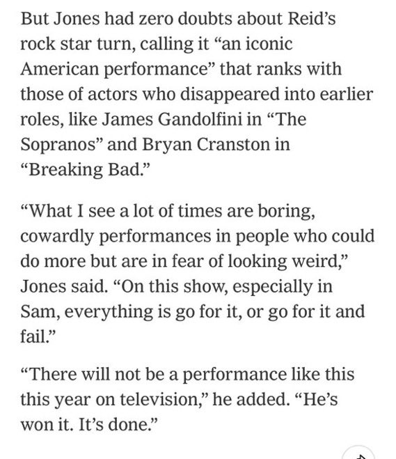 maharetsjesse's tweet photo. yeah i wouldn’t be talking about sam’s acting abilities when except jacob no other actor on the show has been praised like this https://t.co/c14E1nRgjZ