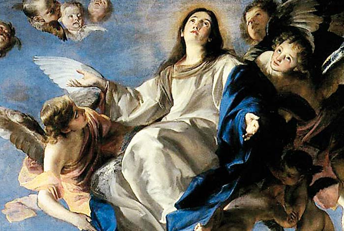 VatiVision's tweet photo. 📍Il #santo del #15agosto: Assunzione della Beata Vergine Maria. Questo giorno commemora il momento in cui Maria, madre di Gesù, fu assunta in cielo in anima e corpo. La festa dell’Assunzione è una delle più antiche e importanti celebrazioni mariane.✅ https://t.co/mQfU9c9lzm