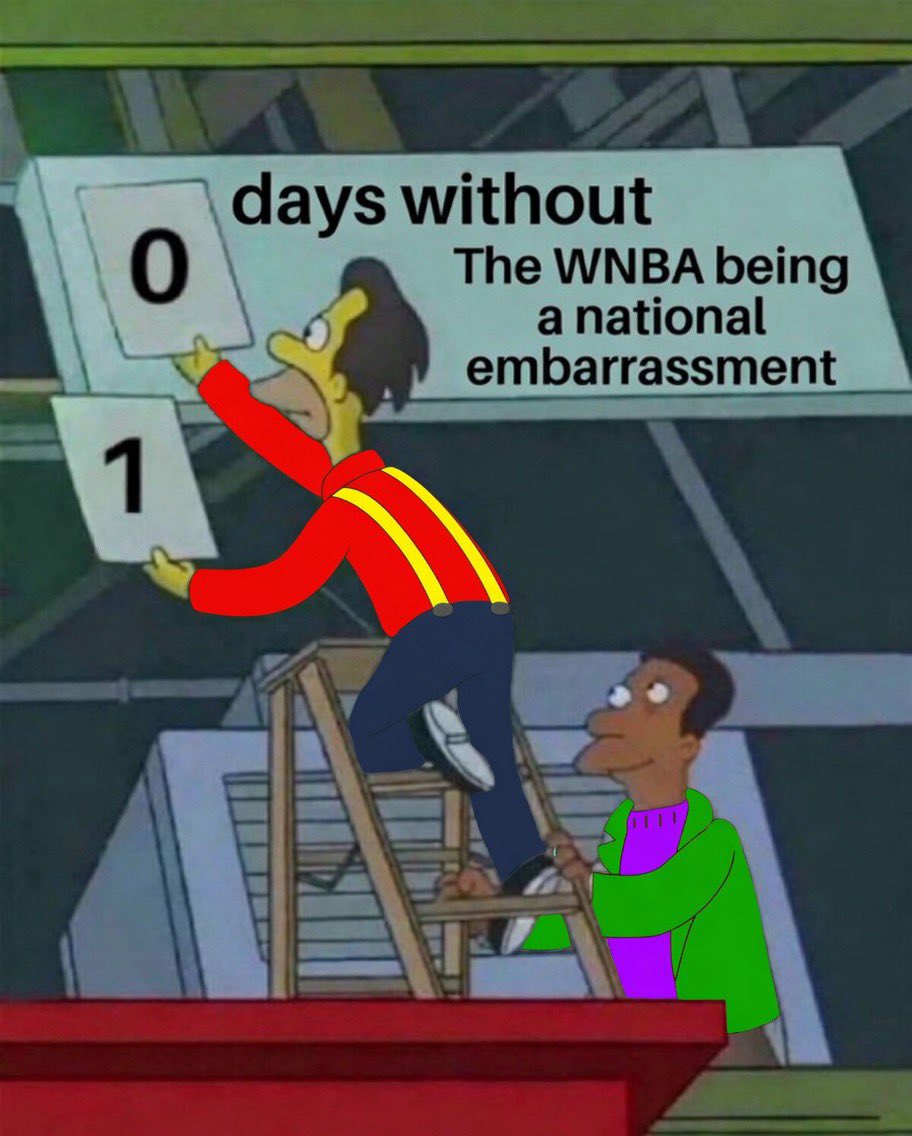 mymomcare's tweet photo. @ClayTravis You can’t make up the hypocrisy of the WBNA https://t.co/5ks0ecy7cs