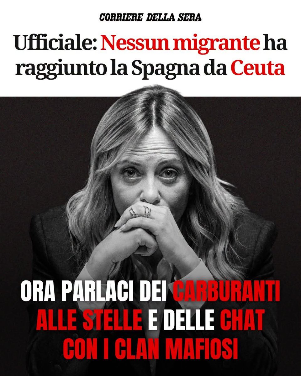 Flexgrimmy_'s tweet photo. Un'enorme operazione di distrazione di massa mentre gli italiani vengono spennati ogni volta che fanno rifornimento e la maggioranza corre a blindare Delmastro sulle chat con il prestanome di un clan camorristico.

Mentre il Paese affonda tra caro vita e servizi in crisi, loro recitano il copione. Non governano: inscenano.