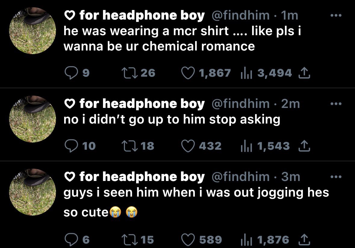 gaspriwoo's tweet photo. — #gongfourz uni socmed au

taesan stumbles across an anonymous account dedicated to a mysterious “headphone boy.” It takes him longer than he’d like to admit that, the boy is him ∘ ∘ ∘ ( °ヮ° ) ? https://t.co/KcKPzoS2Sp