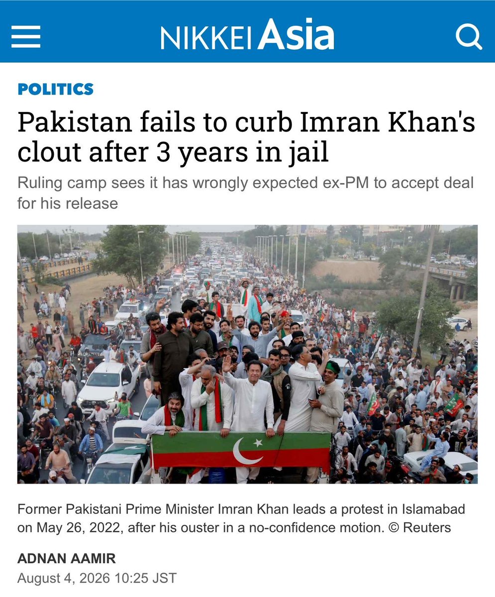 pakistanwalli's tweet photo. جاپانی اخبار نے بتا دیا جو سب کو معلوم تھا کہ: عاصم مستری بدترین دہشت گردی، بربریت اور شرمناک حربے آزمانے کے باوجود بھی عمران خان کی مقبولیت اور عوامی سپورٹ میں کوئی کمی نہیں کر پایا۔

مستری گھر میں بھی ذلیل اور عالمی دنیا میں بھی۔ https://t.co/WnZAmi6QNC