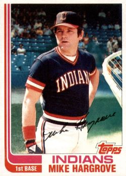 1975Topps's tweet photo. Card #310 - Mike Hargrove #ClevelandIndians
1982: The Human Rain Delay had 160 hits, 101 walks and posted a .377 OBP in 705 plate appearances.
On 5/9/82 Hargrove had an RBI single, 2-run double and a 2-run homer as Cleveland thumped Oakland 14-2. #Topps https://t.co/ohasDNeU60