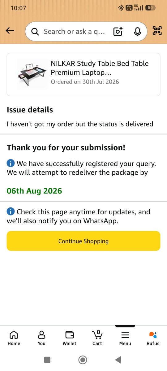 AnandGupt4's tweet photo. @amazonIN 

Item showing delivered but not received by me , this is second instance where agent update status as delivered but not delivered the package. https://t.co/8coghhRW0R