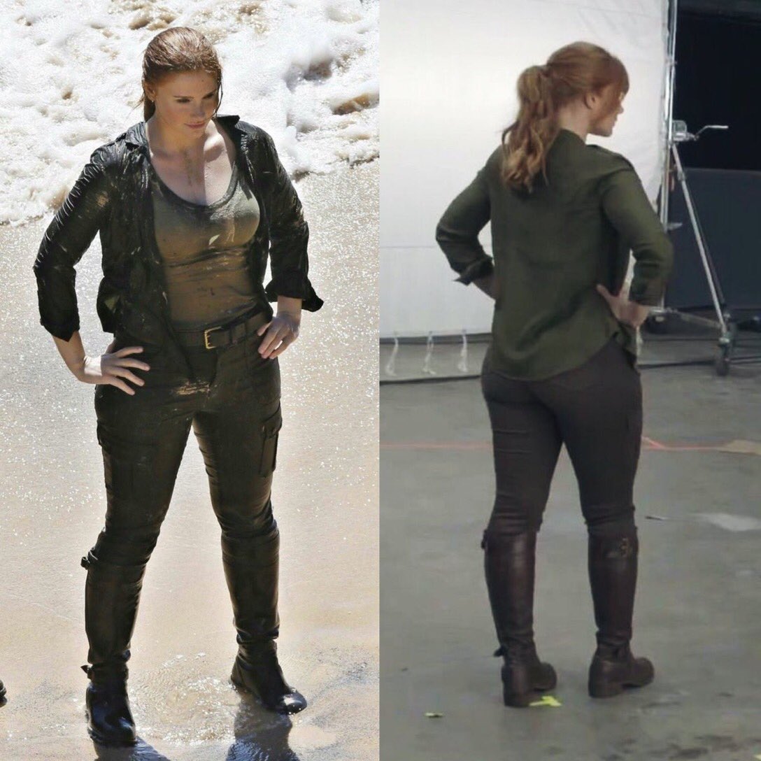 S3XPrinze's tweet photo. Reminder: Bryce Dallas Howard is so thick, they had to nerf her ass in Jurassic world 2 and 3 https://t.co/KG1KBNAdG2