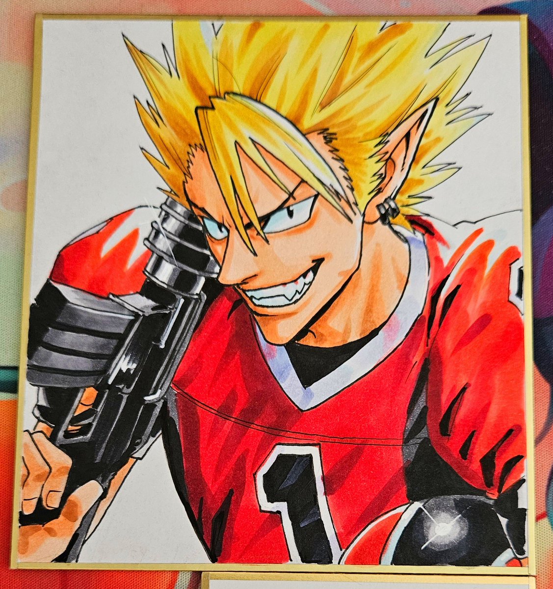 ZD_corp's tweet photo. Hiruma Yoichi shikishi !
#eyeshield21 https://t.co/mGTLHfUaNP