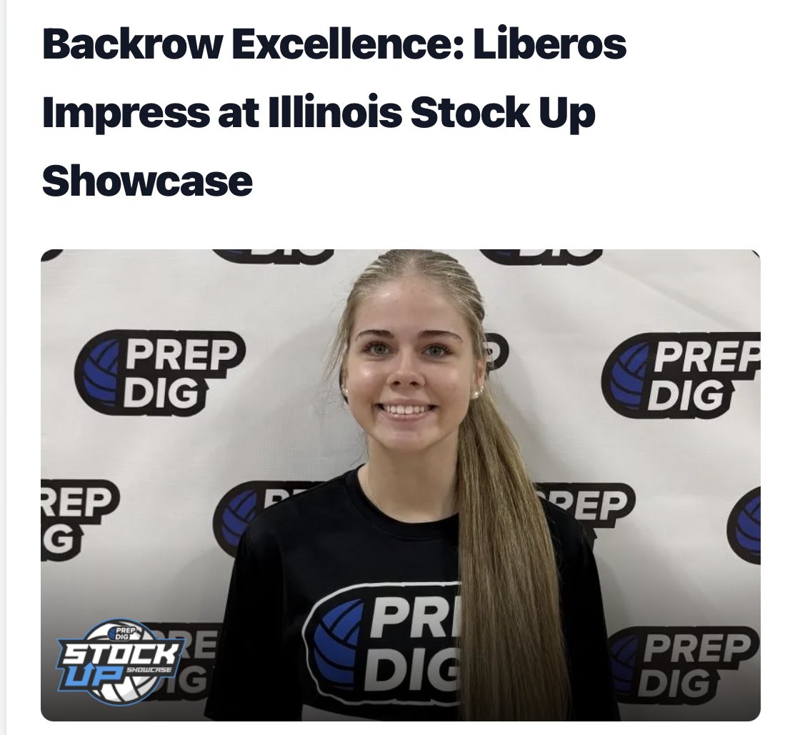 PrepDigTobias's tweet photo. Backrow Excellence: Liberos Impress at Illinois Stock Up Showcase @JBorkowskiVB @raerandazzo7 https://t.co/P5XwBTOhYH
@prepdigil @PrepDig 
#volleyball #lovb #usav 
#pd_illinois_stock_up_showcase_2026 https://t.co/ImaNishRg5