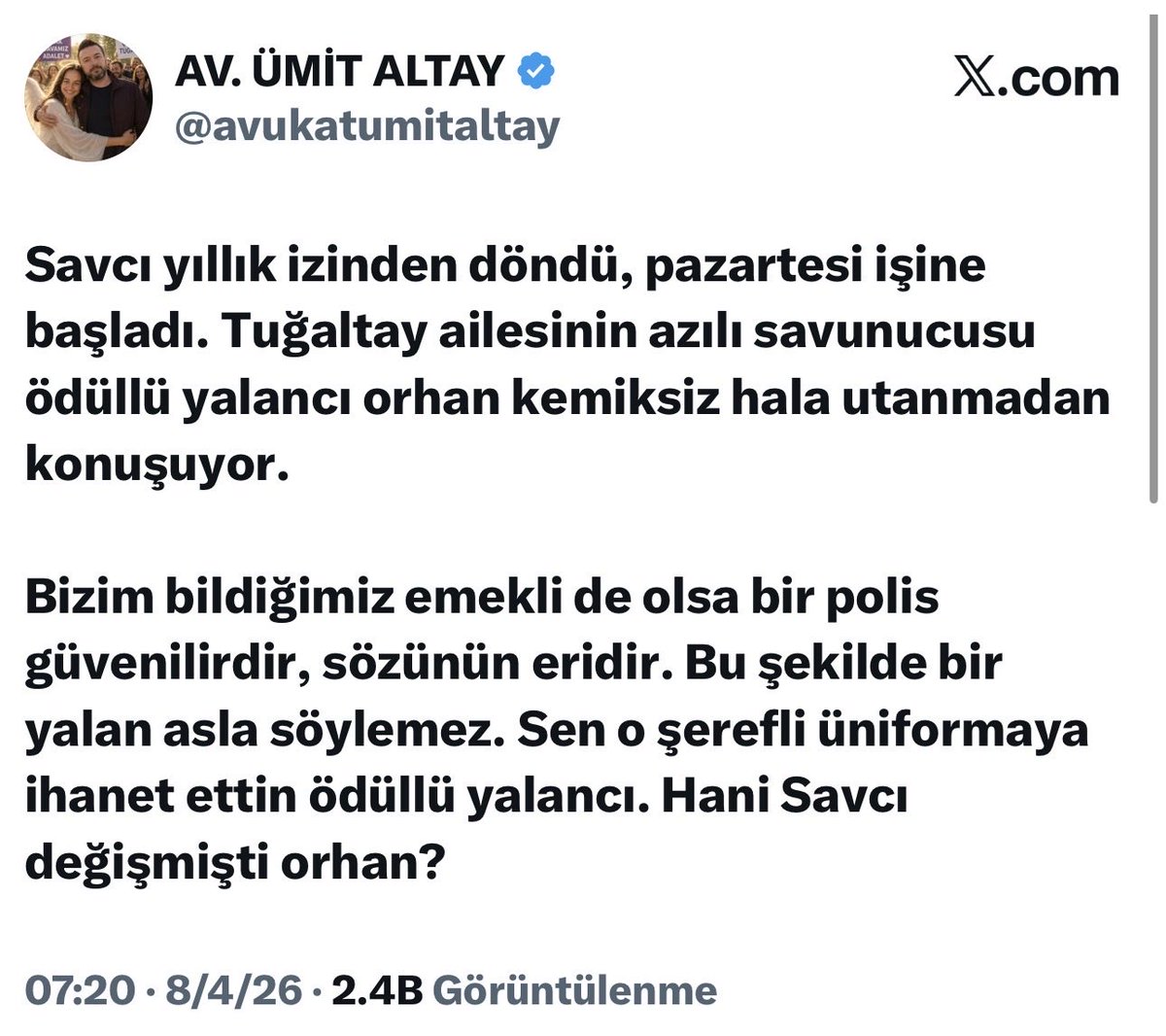 PINAR_BK_2023's tweet photo. Biri savcı değişmediyse tüm sosyal medya hesaplarını kapatacağını söylemişti.
Kemikleri olmayan biri, yaparmı sizce.?
#boneless #çağlatuğaltay #savcıgörevinde https://t.co/V7s3hnkF9O