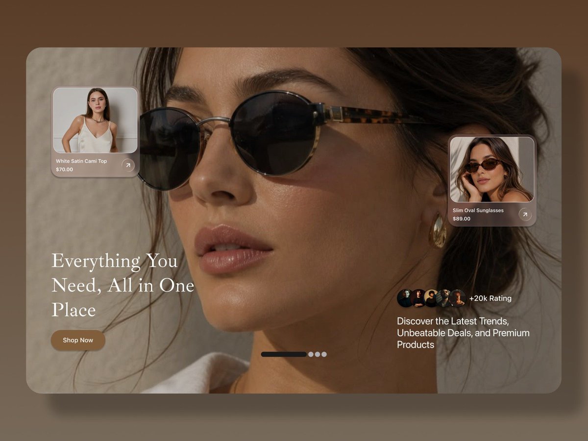 _pushkar0's tweet photo. Daily UI #98 – Luxury Fashion Advertisement
Elevating fashion through a clean and elegant advertisement experience.
✨ Designed in Figma
#DailyUI #UIDesign #UIUX #Advertisement #LandingPage #FashionDesign #Figma #WebDesign #Glassmorphism #DesignChallenge #Dribbble #Designer https://t.co/HHSPdgC4Eu