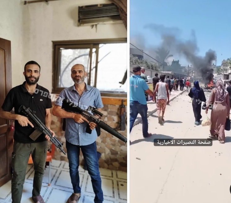 Aaron710David's tweet photo. 🚨
Our strike teams in Gaza deliberately stood down for a full day, allowing those hiding in their safe houses to believe we were actually going to bow to pressure from the “World Council” and stop doing what needed to be done simply because they demanded it.

The deception worked.

Earlier today, two Mujahideen—Samir Abu Dalal and Mohammed Darwish, active participants in the Al-Aqsa Flood operation whose faces were captured at the Nova festival (pictured)—apparently concluded the danger had passed. They left their hideouts and headed toward the Gaza City coastline.

Wherever they thought they were going, they never made it.