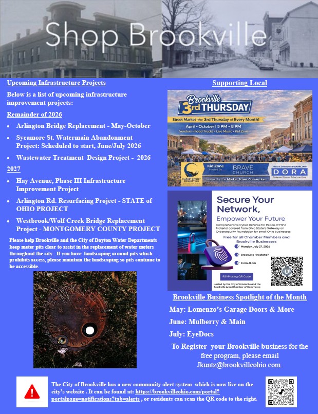 Brookville45644's tweet photo. The summer edition of the Brookville Bulletin went out last month with the quarterly utility bills. You can also click here: chrome-extension://efaidnbmnnnibpcajpcglclefindmkaj/https://t.co/FL2S0mWSHz, to read it.
#BrookvilleBulletin #BrookvilleOhio #BluePride #BrookvilleProud https://t.co/OjlOcniWz4