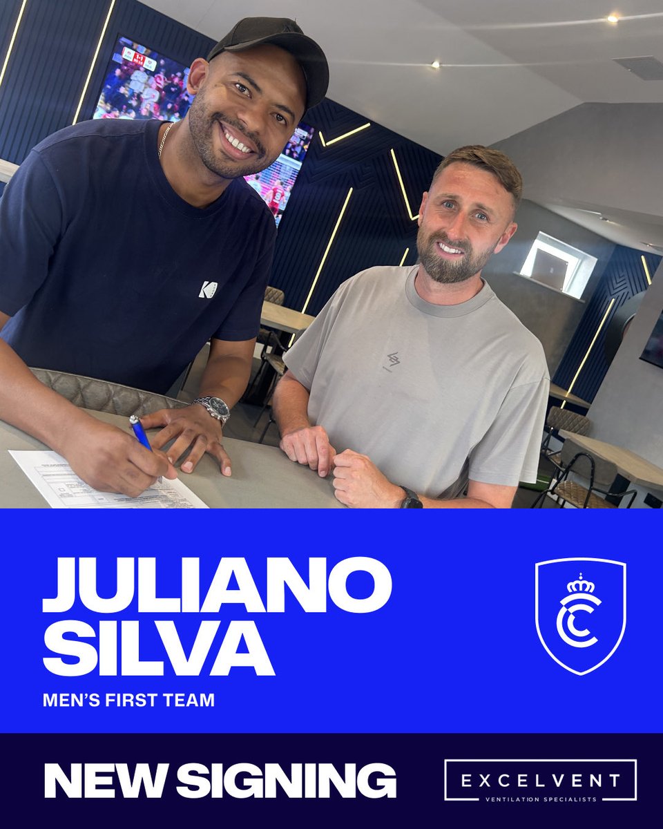 CreweFC's tweet photo. 𝗔 𝗻𝗲𝘄 𝗽𝗶𝗲𝗰𝗲 𝗼𝗳 𝙎𝙞𝙡𝙫𝙖𝘄𝗮𝗿𝗲 𝗵𝗮𝘀 𝗮𝗿𝗿𝗶𝘃𝗲𝗱… 🇧🇷 

We are delighted to welcome Brazilian centre-back Juliano Silva to @CreweFC.

Bem-vindo, Juliano! 🛡️ https://t.co/9UnFiz67pz