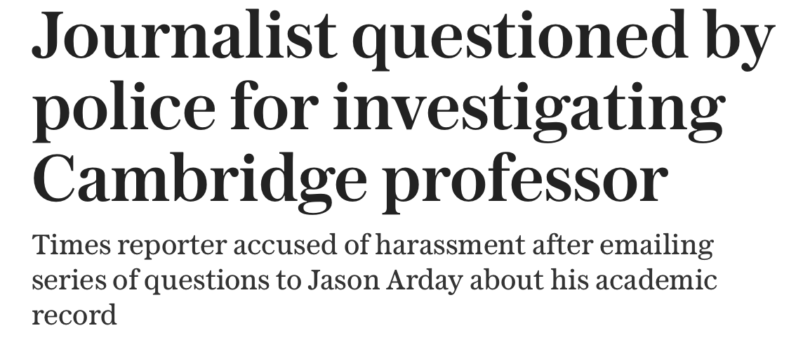 DanielJHannan's tweet photo. A journalist cautioned by police for asking questions? This is Britain, for the love of God, not Russia. https://t.co/4nymPl3NOB