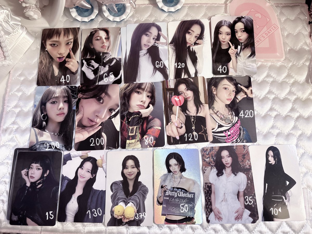hwiinawii2's tweet photo. RTขายหมดแจก 100฿ 

พร้อมส่ง aespa 에스파 
📮ems 40

รูปชัดเจนแล้วไม่สะดวกถ่ายเพิ่มเติมนะคะ🙇🏻‍♀️
‼️ทุกใบไม่มีตำหนิแรงๆ เช่น ขาดค่ะ แต่ไม่ได้นั่งส่องไฟการ์ดคับ ถ้าไม่โอเคผ่านก่อนได้ค่ะๆไม่สะดวกส่องให้ทีละใบ
#ตลาดนัดaespa #ตลาดนัดเอสป้า ningning giselle winter karina kiss n tell unit https://t.co/efuoxx8zHy