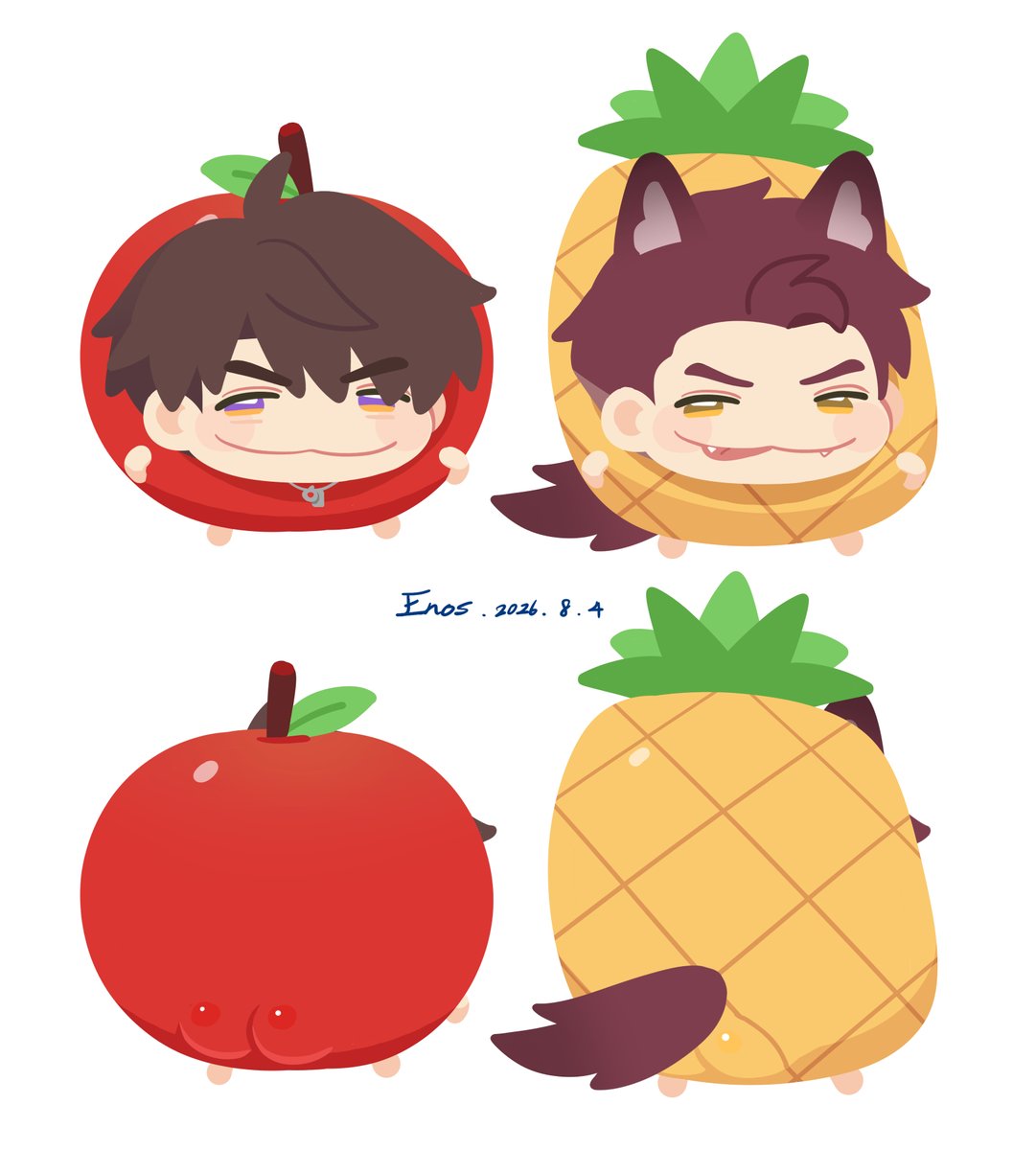 Anois1345's tweet photo. Apple🍎 Pineapple🍍 https://t.co/gYKiC4pzRu
