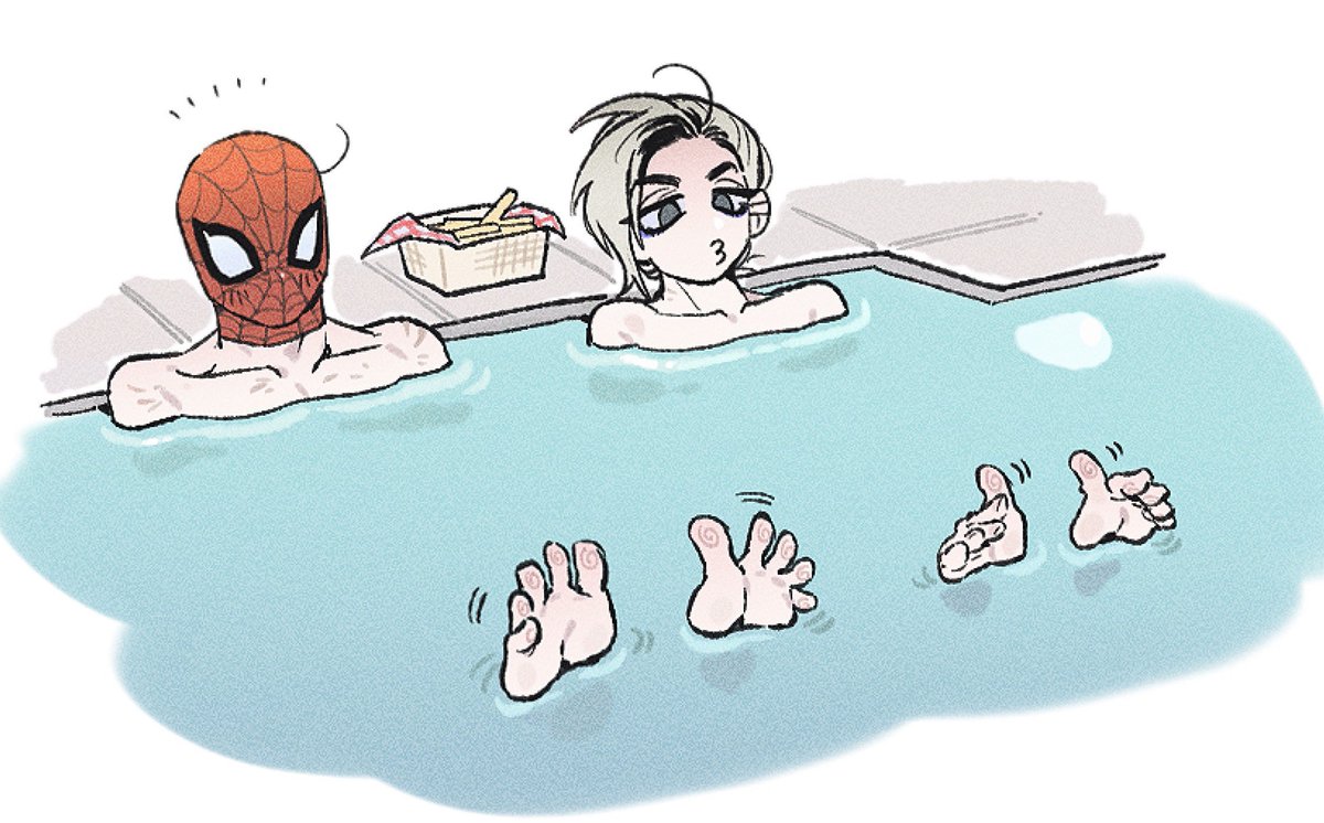 ecchi_11's tweet photo. Peter and Yelena
#SpiderManBrandNewDay https://t.co/aeienaldJK