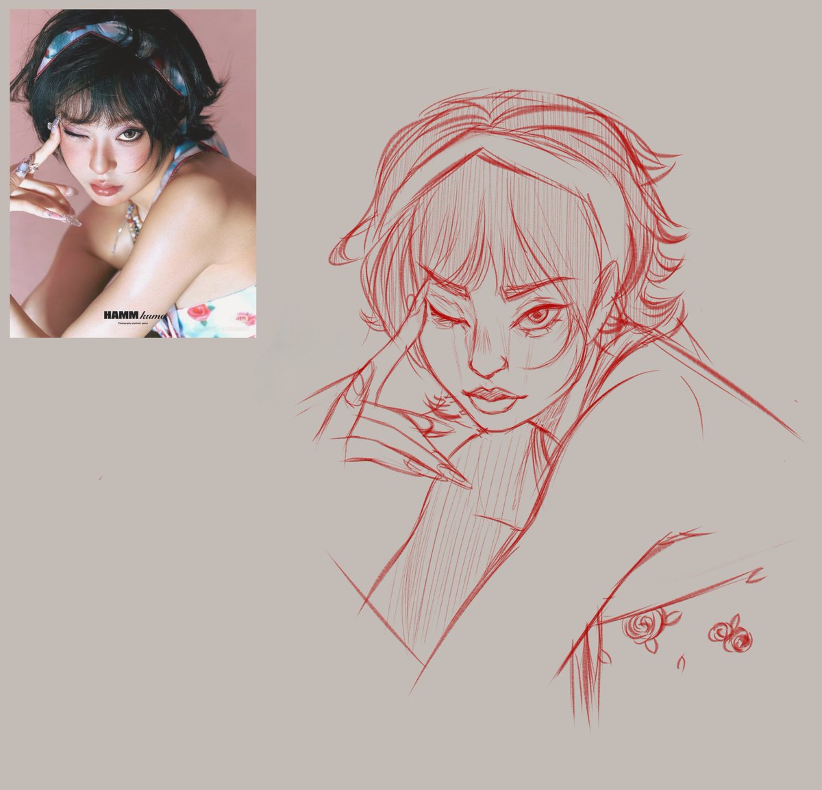 Ysby_art's tweet photo. Just a 1-hour portrait practice session ~ ✧*𖹭⋆.
#portraitpractice #digitalportrait #digitalart https://t.co/SQGmhnpwom