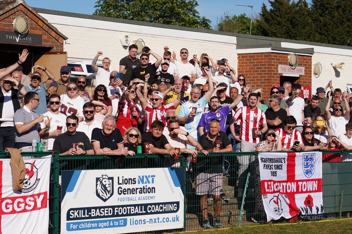LeightonTownFC's tweet photo. 𝐖𝐄 𝐍𝐄𝐄𝐃 𝐘𝐎𝐔 𝐎𝐍 𝐓𝐇𝐄 𝐑𝐎𝐀𝐃 ❤️

It’s a historic day for our football club this weekend, the first step three fixture in our 141-year history. 

Your support has played a massive part in getting us into this position and we want you there with us on Saturday, getting behind the lads like you always do. 

Grab a ticket. Make the trip. We want you with us on this 7th-tier journey. Up the Town.

#YourTownYourTeam