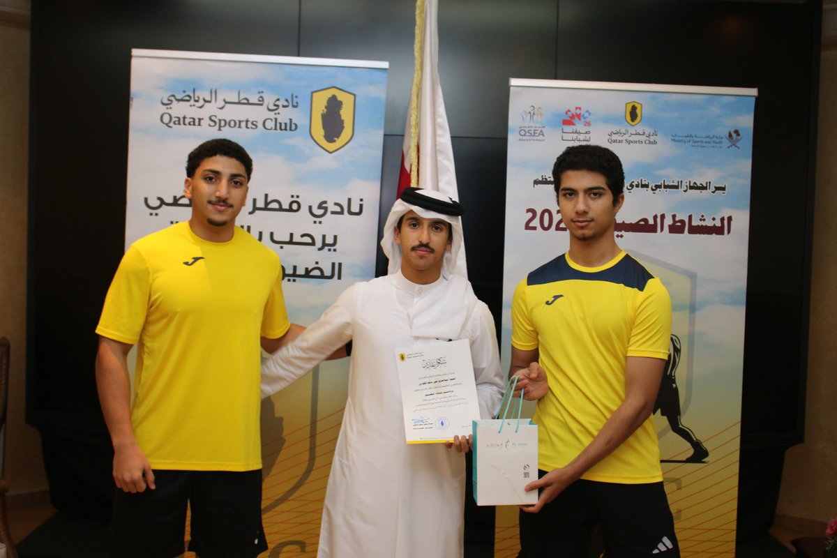 qatarsc61's tweet photo. نجاح باهر  #لبرنامج_قادة_التطوع_بالنشاط_الصيفي. للجهاز الشبابي بنادي قطر الرياضي تحت شعار #صيفنا_لشبابنا
 بمشاركة الكوادر الشبابية في التخطيط والتنظيم والتنفيذ لكل من عبد العزيز المري وحسن مسلم الدوسري وناصر محمد العلي وعبد العزيز علي الكواري من منتسبي إدارة الأنشطة بجامعة قطر https://t.co/GJu924tUG2