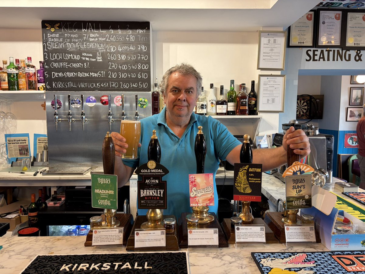 camra_wolds's tweet photo. 🍺 #MeetThePublican!
Ever wondered what goes into running a top-tier local?
We’re starting our new series with Mark Bates from @ThreeBsPubBrid to talk all things real ale! 🍻
Read the full chat 👇 https://t.co/aZan9bcyVM
#CAMRA #YorkshireWoldsCAMRA https://t.co/8V477MMZfn