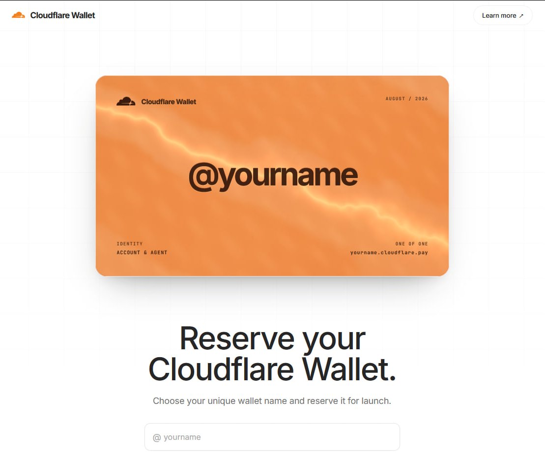 kriptokurduu's tweet photo. 🚨 DEGEN MOD!

Cloudflare yeni cüzdan sistemi öncesinde benzersiz kullanıcı adlarını rezerve etmeye başladı.

Şu an yapılan işlem yalnızca isim ayırmak

Kısa ve marka değeri yüksek isimleri erken almak isteyenler bakabilir👇🏻
https://t.co/jFNkGx870E

Cüzdan özellikleri daha sonra açılacak. Cloudflare, sistemin stablecoin gönderme, alma ve AI ajanları için ayrı harcama cüzdanları oluşturma desteği sunacağını belirtiyor.
