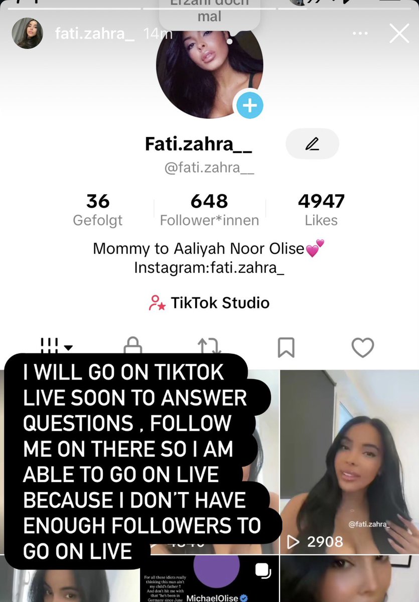 tlhak94886's tweet photo. Olise’s baby mama (34) is going live on tiktok and she says she will address everything. https://t.co/QrXE9uY2Li