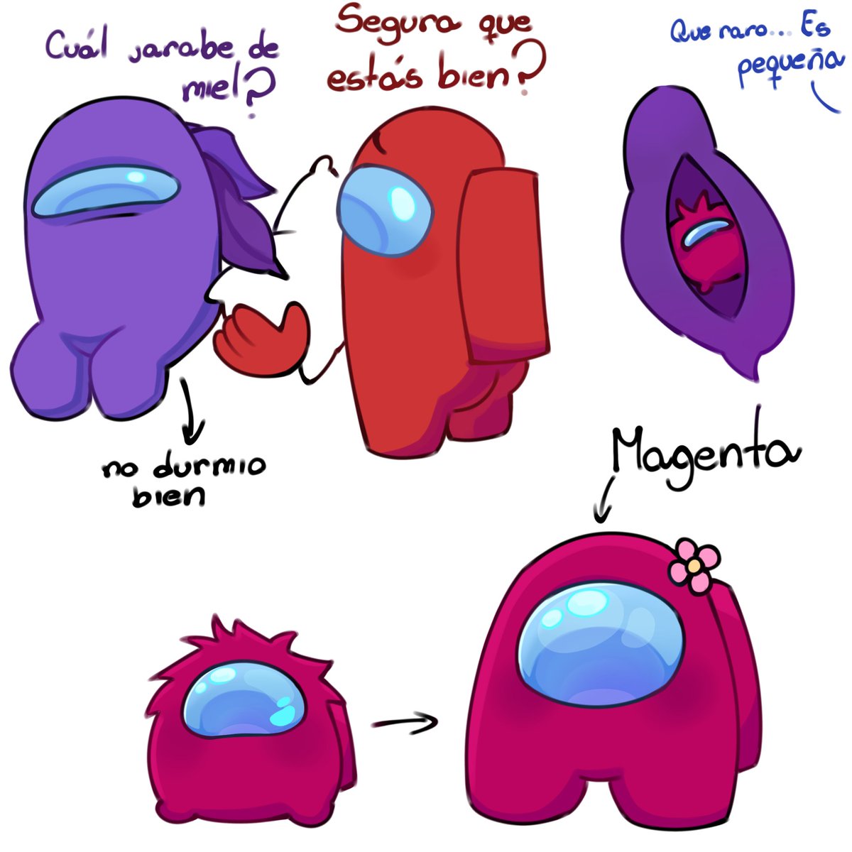 Mimi_makedraw's tweet photo. Aquí los hijitos de Mora y Rojo

Guinda el mayor, Magenta la menor
Mora no confiaba mucho en que Rojo tuviera al próximo xd https://t.co/19T7sC15dt