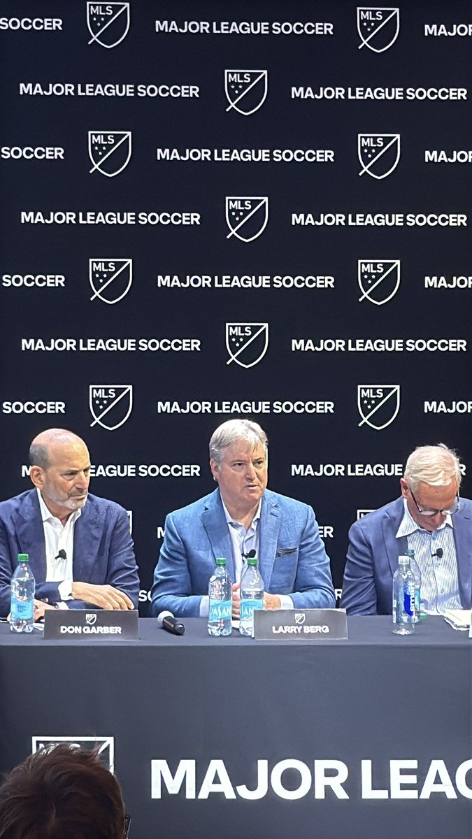 FavianRenkel's tweet photo. Larry Berg is not the biggest fan of Promotion/Relegation at this time. 

📸 @KickbaseFantasy 

#MLS https://t.co/jotBS7hjZu