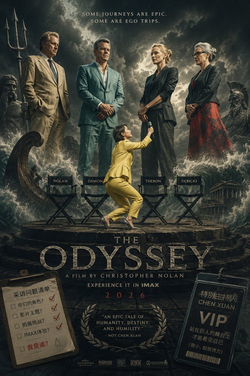 1arry1iu's tweet photo. Meanwhile, in China... @odysseymovie https://t.co/KhQg20Qfo0