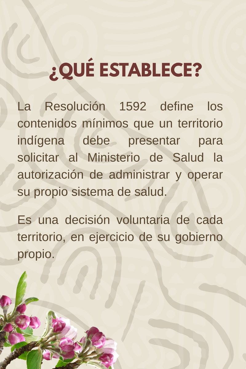 SubconmisionMPC's tweet photo. El Decreto Ley 480 abrió la puerta. La Resolución 1592 dice cómo entrar.

Ya están definidos los requisitos para que un territorio indígena solicite administrar su propio sistema de salud.

Los 5 requisitos, en el hilo 🧵

@MPCindigena @MinSaludCol #SISPI #DecretoLey480 https://t.co/EI2eaYQGgr