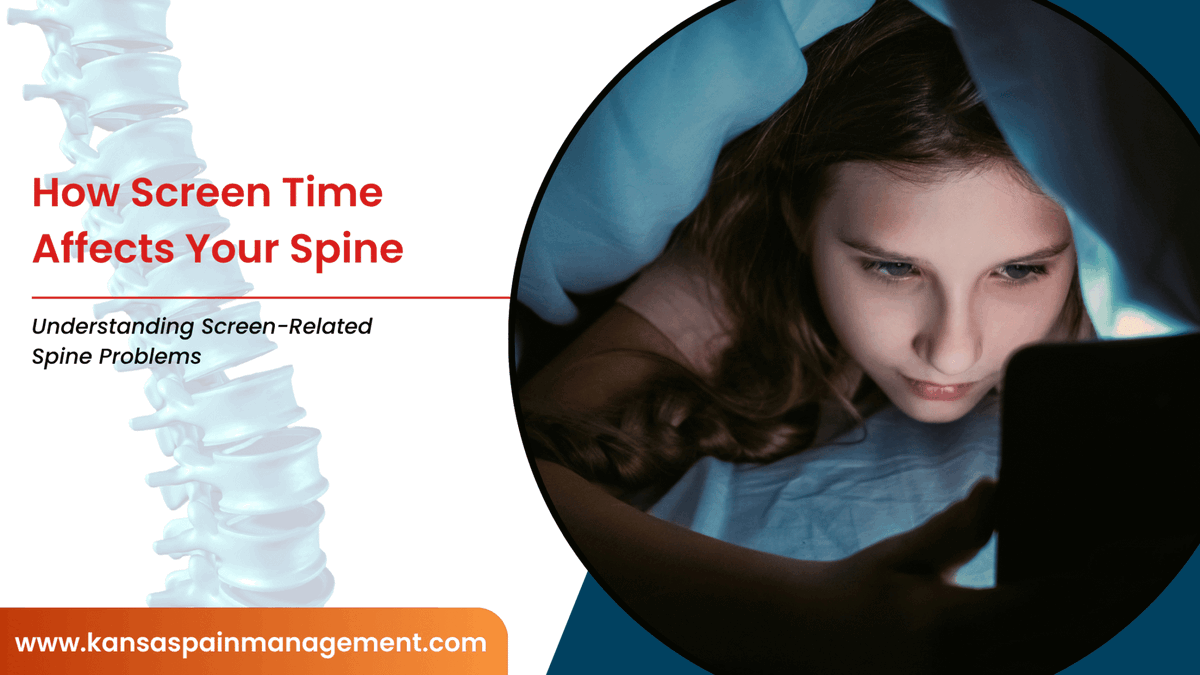 KansasPain's tweet photo. Between office work, online learning, gaming, streaming services, and smartphones, it’s easy to remain seated for long periods without realizing how much strain is being placed on the spine. Read more https://t.co/k1mkdxm0y3 https://t.co/lFSUohiP2E