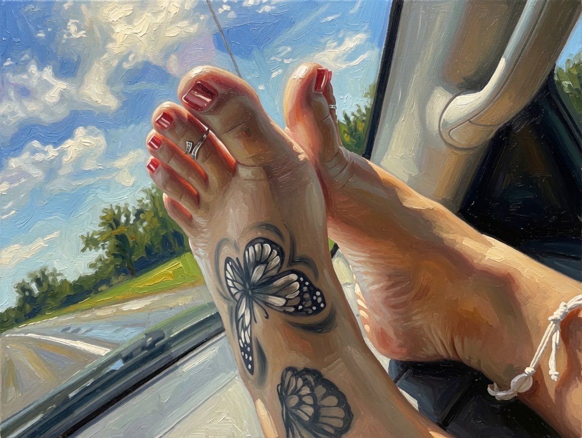 KingOfPleasures's tweet photo. @Tampa_Goddess #KOP #CarToezFetish #ToeRingFetish #ToeSuckingSeason🤤 https://t.co/A6HcXZprCB