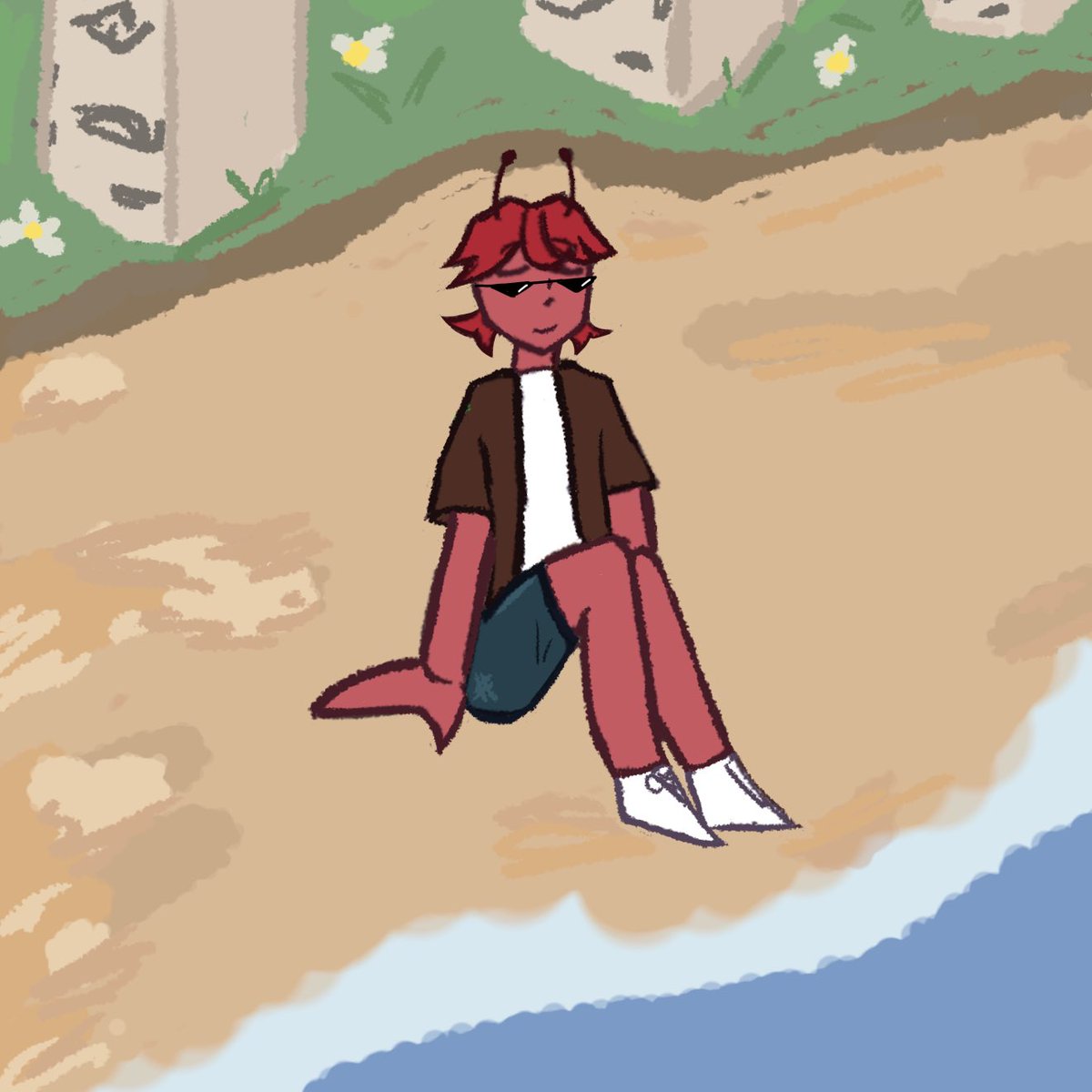 doodlebs_'s tweet photo. skycrab wip (i dont think i'll finish :(( ) https://t.co/fSBe2NYFDA