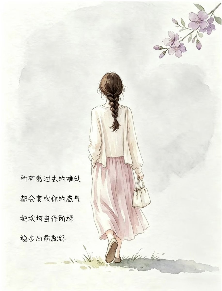 qb131434's tweet photo. 所有熬过去的难处
都会变成你的底气
把坎当作阶梯，稳步向前就好 https://t.co/kd8x12CrYg
