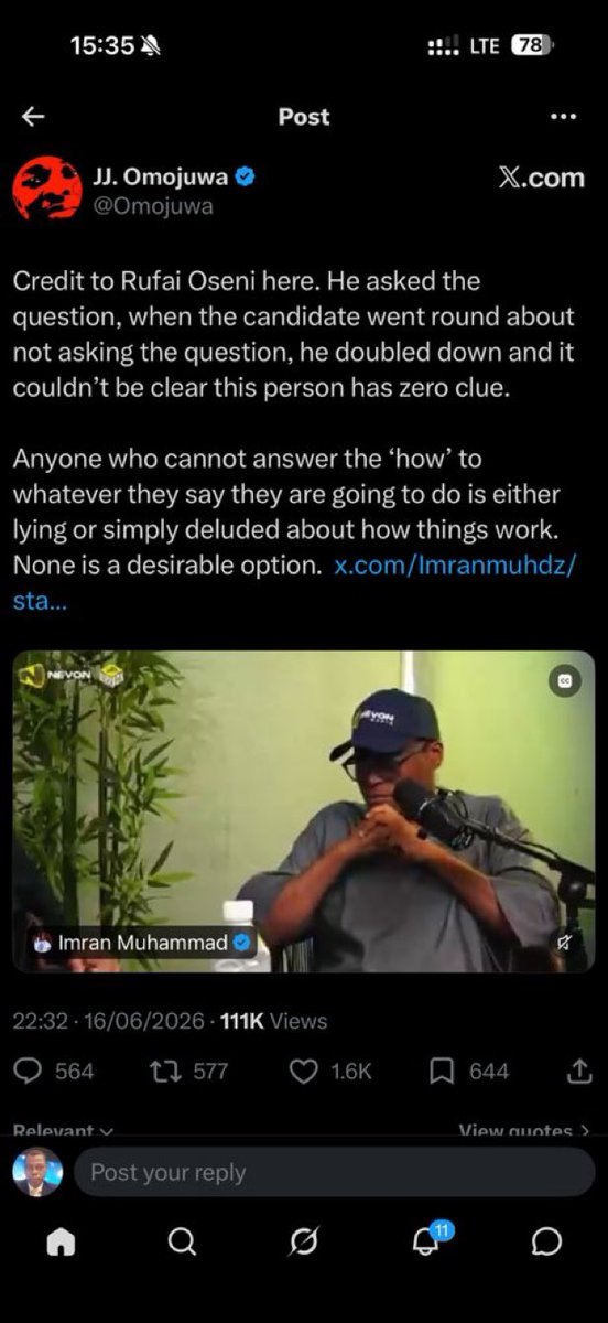 obimHanks's tweet photo. @Omojuwa man finally fell off. He JJ used to have a voice until he ate 🌽 https://t.co/Ge29XZgcRe
