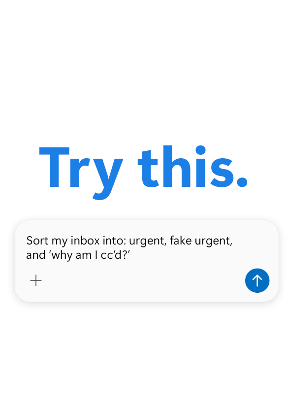 microsofttech's tweet photo. Let Copilot in Outlook help organize your inbox. https://t.co/ktBrAVqlOM