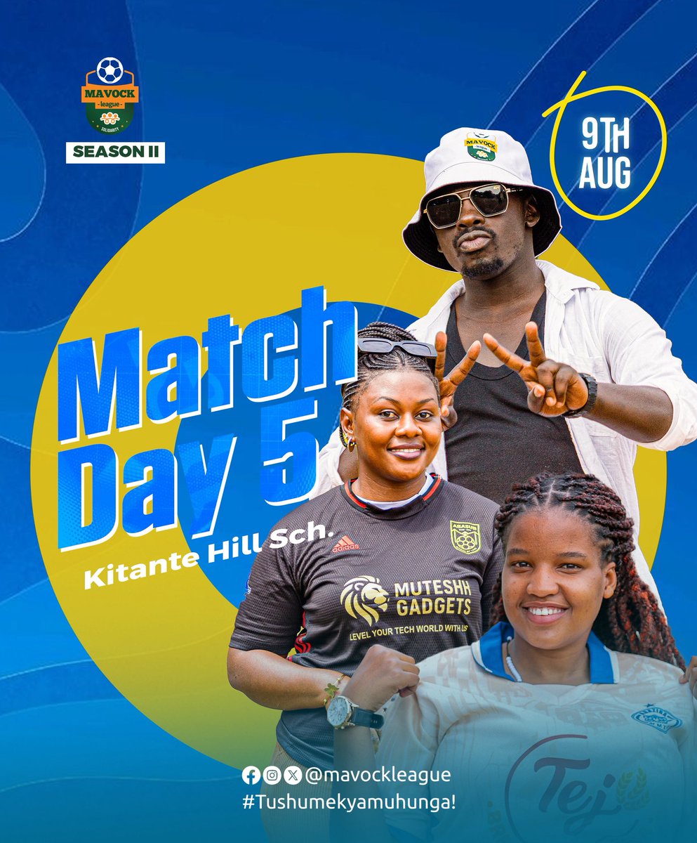 MavockLeague's tweet photo. Matchday 5 vibes this Sunday ☺️.
You missed all this? 
We are so back 🤗.
#MavockleagueSn2
 #Tushumekyamuhunga https://t.co/1mALK6i86K